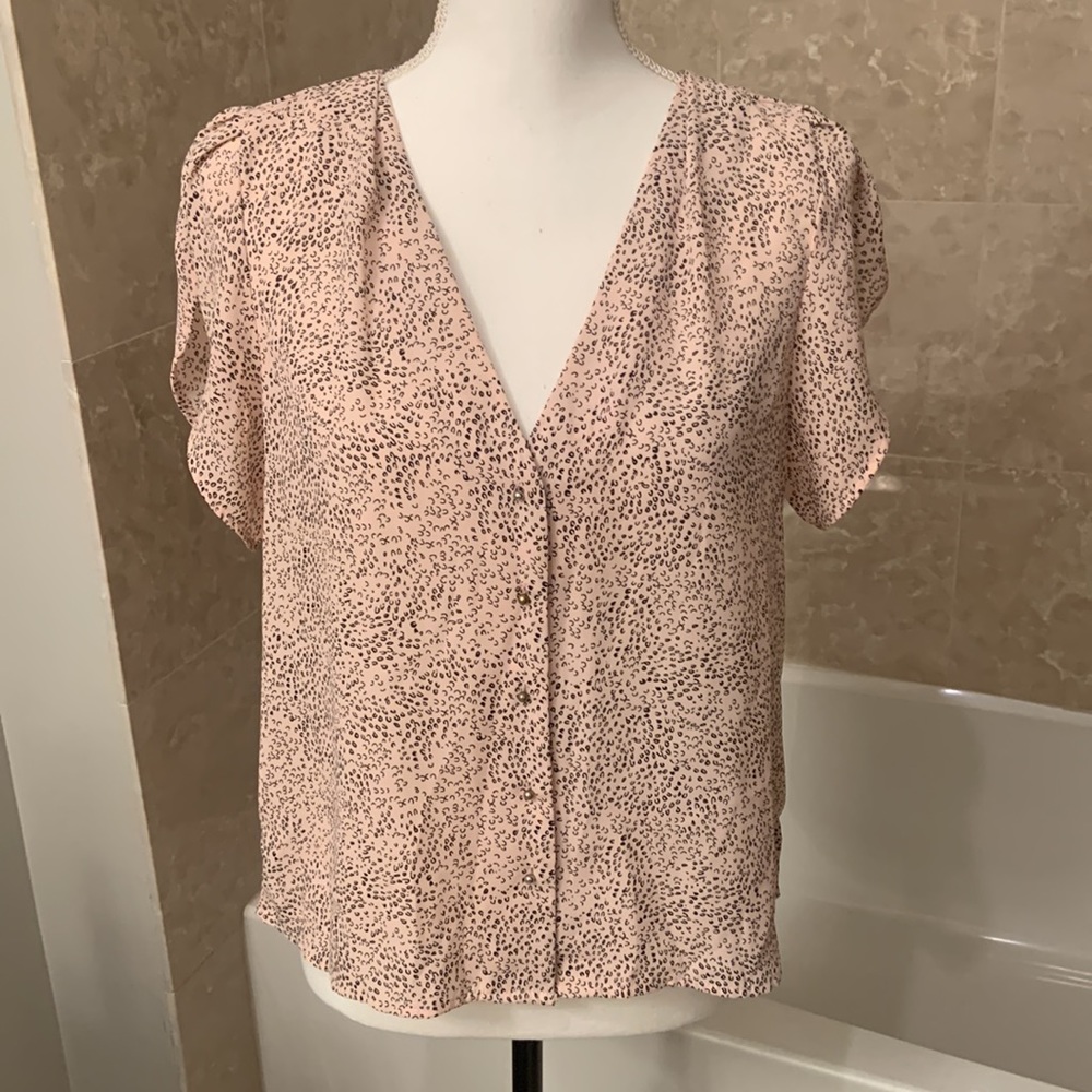 H&M Perfect Pink Speckled Blouse